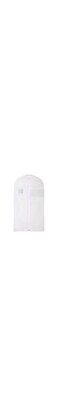 JDLYEVER Suit Dress Dust Bag Non-Woven Suit Cover Thick Transparent Window Suit Bag Dust &amp; Moisture Protection Suit Storage Bag Dust Bag, Transparent Window Hanger Hole Name Card (130 * 60cm, white)