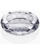 HOSTEESSCHOICE Crystal Glass Ashtray, Cigar Cigarettes Ashtray Holder Home Office Desktop Tabletop Decoration,Crystal Clear