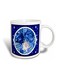 Hanukkah Present Printed Mug Blue/White