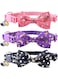 MAKINGTEC Cat Collar, Collars with Bell and Detachable Bow Tie, Quick Release Safety Collars for Kitten and Cats, Adjustable 20-30cm Suitable for All Domestic Cats （3 Pack）