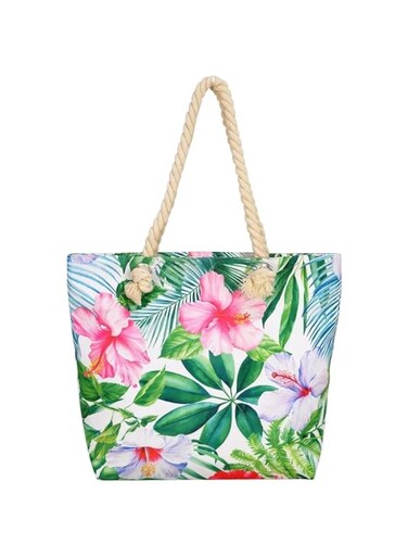 VIO&reg; Women Printed Beach Bag Large Tote Bag Waterproof Travel Pool Cloth Reusable Grocery Shopping Shoulder Bag Gym Bag Perfect for Beach Shopping Daily Use
