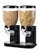 Double Head Cereal Dispenser Black