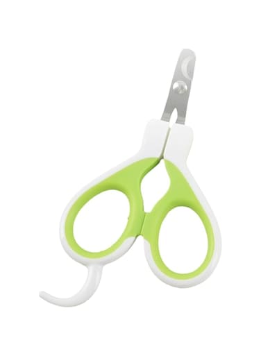 Professional Pet Nail Clipper for Cats, Dogs &amp; Small Animals - Ergonomic Stainless Steel Trimmer with Non-Slip Handle, Safe &amp; Easy Grooming Tool(Green)