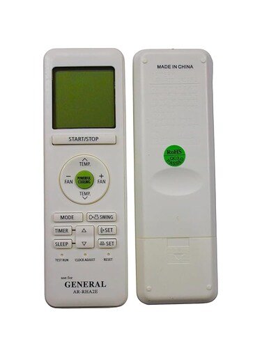 Universal Air Conditioner Remote Control, Replacement, White