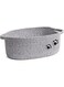 HiChen Small Cute Decorative Basket, Toy Basket for Dogs, Cats, Baby Nursery Storage Basket for Towels, Diapers, Woven Rope Basket for Shelf, 12 x 8 x 5 inches, Grey