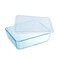 Pyrex Cook&amp;Freeze 4L Rectangular Glass Dish with Lid - Oven, Microwave, Freezer &amp; Dishwasher Safe