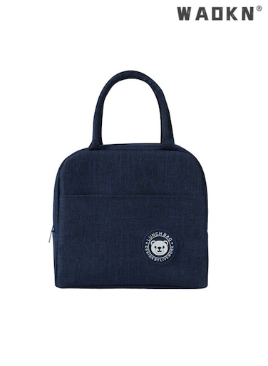 Blue Portable Insulated Lunch Bag, Perfect for Work or School, Keeps Food Fresh, Durable and Stylish, Ideal for On-the-Go Meals, Spacious Design, Easy to Clean, Versatile Use for Picnics