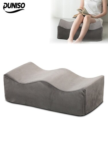 Memory Foam Breathable Slow Rebound Seat Cushion Office Chair Leg Pillow, Multi-Function Decompression Leg Lift Pillow, Leg and Knee Foam Support, Relieve Sciatica, Back, Knee, Joint and Pregnancy Pain