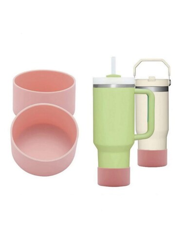 Silicone Boot Bottom Sleeve Cover for Stanley 40oz Tumbler Quencher Adventure and Ice Flow Flip 30 oz 20 oz Water Bottle 7.5cm
