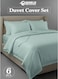 Premium Striped Duvet Set All Season &acirc;&euro;&ldquo; 6-Pieces Set Pastel Green   King Size 220x240 cm   Ultra-Soft, Wrinkle-Resistant &amp; Made in Dubai   Includes Duvet Cover, Fitted Sheet (200x200 cm) &amp; 4 Pillowcases (50x70 cm)