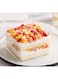 FUFU 12pcs Disposable Plastic Transparent Dessert Container Fruit Ice Cream Holder Cookie Boxes Mille Crepe Cake Packaging Box