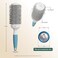 Osensia Medium Round Brush - Ceramic Hair Brush For A Smooth Salon Style Look - Professional Brushing Brush Ideal For All Hair Types - 43 Mm