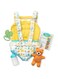 Melissa &amp; Doug Mine to Love Carrier Play Set for Baby Dolls with Toy Bear, Bottle, Rattle, Activity Card, 14.25 x 8.25 x 2.5