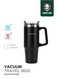 LION Vacuum Travel Mug 900ml / Extra Wide Opening / Cupholder Friendly / Comfy Handle - Black
