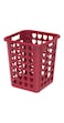 Cosmoplast 33L Square Laundry Bin, Dark Red