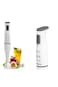 Lifestyle 300W Hand Blender with Food Chopper &amp; Whisk &ndash; 500mL Bowl, UK Plug