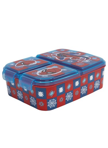MARVEL MULTICOMPARTMENT SANDWICH BOX SPIDERMAN ARACHNID GRID