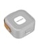 Modern Grey Multi-Purpose Organizer Box - Compact Storage for Headphones, Rings, USB Cables &amp; Office Supplies, Sleep Anti-Scratch Case for Men/Women