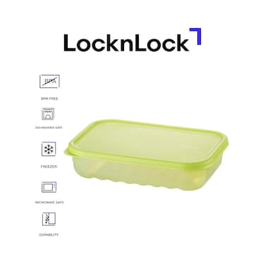 LocknLock Fresh Block Rectangle Container 760ml &ndash; 31-Day Freshness Solution, Antibacterial, Airtight &amp; Stackable
