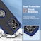 Case for Honor X5B Case Cover With 2Pack Screen Protector Metal Ring Holder Grip Kickstand Car Magnetic Mount Shockproof Matte Hard Back Bumper Case for Honor X5B Blue