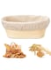 Oval Bread Banneton Basket with Liner, Perfect Brotform Proofing Basket for Making Beautiful Bread (with Liner)