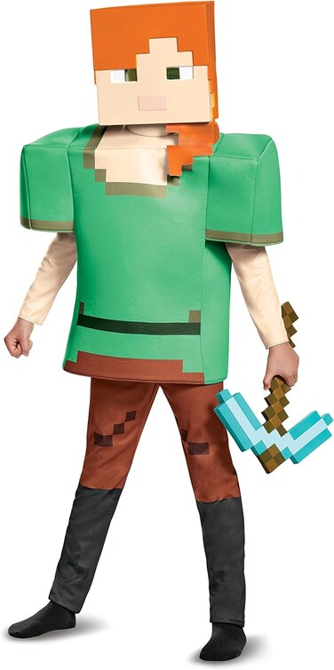 Child Minecraft Alex Deluxe Deluxe Dress-Up 7-8 Years