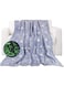 Glow in The Dark Blanket, 50 x 60 Throw Blankets Super Cozy Plush Soft Fleece Blanket for Girls Boys Birthday Gifts, Plush Star Pattern Bedroom, for Kids (Light Grey, Star Spaceship)