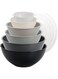 Okllen 12 Piece Plastic Mixing Bowls with Lids, Colorful Nesting Bowl Set 6 Prep Bowls and 6 Lids, Stackable Mixing Bowls for Cooking, Baking, Fruit, Salads, Food Storage, Microwave and Freezer Safe