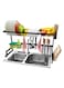 Kitchen Organizer Dish Rack Over Sink Cutlery Utensils Washing Cutlery Holder Draining Board Kitchen Storage Dish Drainer Draining Rack