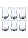 6-Piece Aida Tea Glass Set, 160cc Clear