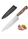 Chef Knife Starter 8 inch Full Tang Super Sharp Chef's Knife Home Cook Kitchen Knife Premium Carbon Stainless Steel Universal knife with Ergonomic Wooden Handle