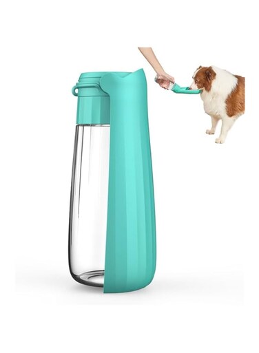 Joyzzz Dog Water Bottle, Portable Dispenser Foldable Dog Travel Water Bottle, Leak Proof Pet Water Bottles for Puppy Small Medium Large Dogs, Pet Water Bottles for Dogs Walking Outdoor Hiking