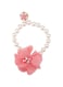 Pet Pearl Flower Neck Collar, Elastic Cat Collar Choker Necklace Pet Dog Cat Jewelry Necklace for Puppy Collar Jewelry Accessory (Pink, One size)