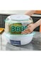 6-Grid 360&deg; Rotating Food Dispenser, One-Click Storage Container for Rice, Grains, Snacks