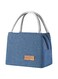 YumLock Lunch Bag Insulated Lunch Box Wide-Open Lunch Tote Bag Large Drinks Holder Durable Nylon Thermal Snacks Organizer for Women Men Adults College Work Picnic Hiking Beach Fishing,Blue