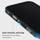 Mobcos iPhone 17 Pro Ocean Glow Premium Case Compatible with Hybrid Dual-Layer Hard Shell + Silicone Protection - Scratch-Resistant Shockproof Mobile Cover