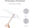 D'HOME 20-Pcs Wooden Hangers &ndash; 40cm Natural Lotus Wood Coat Hangers with 360&deg; Swivel Chrome Hook, Non-Slip Bar &amp; Notches &ndash; A-Grade Quality for Suits, Shirts, Pants, Kandora, Abaya (White Wood Finish)