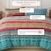 Luna Home Queen size 6 piece duvet cover set,  colourful bohemian bedding.