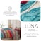 Luna Home Queen size 6 piece duvet cover set,  colourful bohemian bedding.