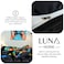 Luna Home Single size 4 piece bedding set with  duvet cover 3D black color.