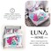 Luna Home Single size 4 piece bedding set with  duvet cover 3D mermaid design.