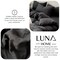 LUNAHOME-King size 6 Pieces bedding Set, Washable Cotton Black Color.