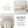 LUNAHOME-4 Pieces Bedsheet Set Boho Design.