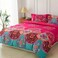 LUNAHOME-Queen size 6 piece duvet cover set with mandala design.