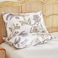 LUNA Home-Queen size 6-piece floral damask duvet cover set.