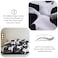 LUNA Home-Single 4-piece reversible duvet cover set featuring an adorable black and white cat design.