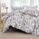 LUNA Home-King size 6-piece blue bedding set featuring a botanical floral design duvet cover.