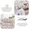 LUNA Home-King size 6-piece trendy red floral duvet cover set, white color.