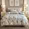 Luna Home-King size 6-piece duvet cover set with blue roses.