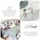 LUNA Home-Queen size, 6-piece beautiful rose design in a lovely shade of green.